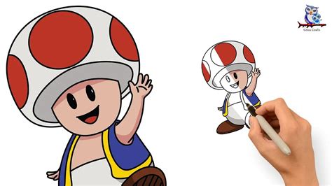 How To Draw Toad From The Super Mario Bros Movie