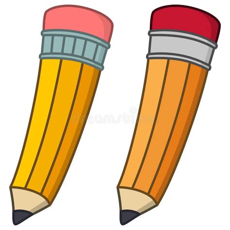 Cartoon Pencils Stock Illustrations 6346 Cartoon Pencils Stock