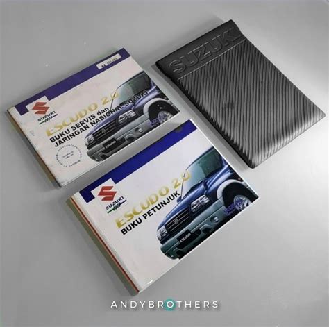 Jual Buku Manual Book Petunjuk Pemilik SUZUKI GRAND ESCUDO 2 0 2001 07