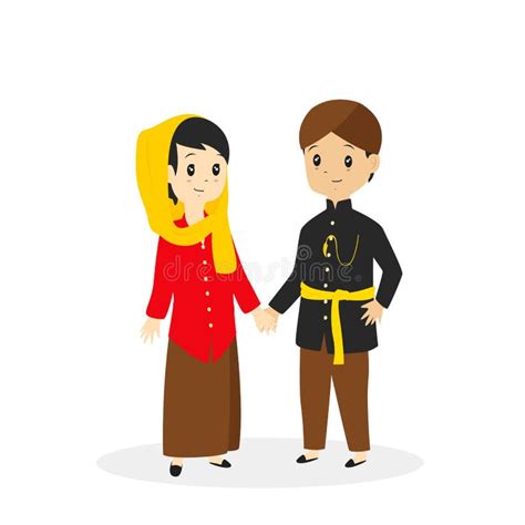 betawi culture stock illustrations  betawi culture stock