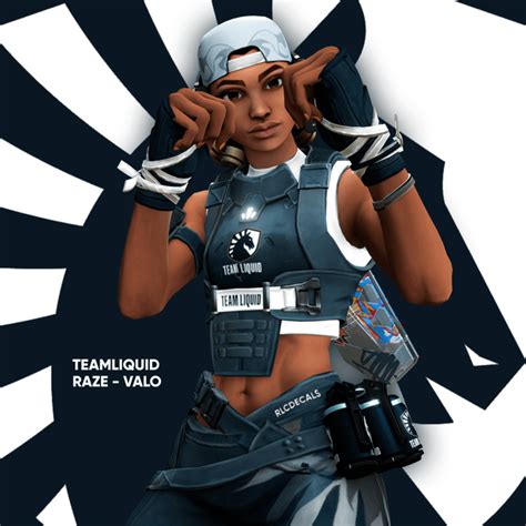 I was bored and i made a TeamLiquid VALORANT skin for raze! : r/teamliquid