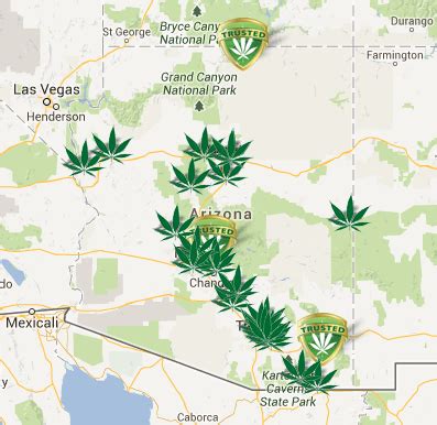 New Arizona Dispensaries Map Available