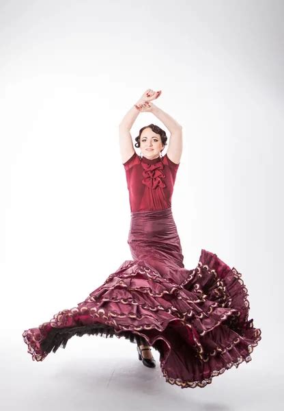 Flamenco Dancer In Red Dress Stock Photo By ©wisky 11739620