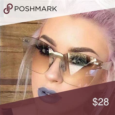 Spotted While Shopping On Poshmark Clear Over Sized Sunglasses No