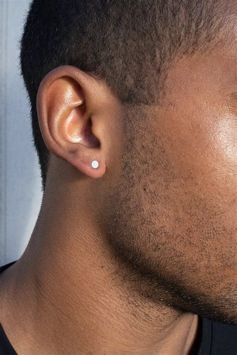 Silver Earrings For Men