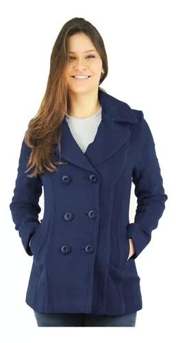 Casaco Feminino Trench Coat Viena Em Lã Batida Fiero Parcelamento sem