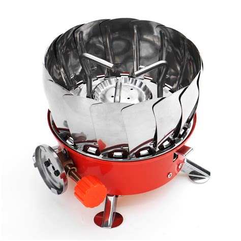 Mini Gas Burner Folding Outdoor Cooking Stove Butane Cooker Camping