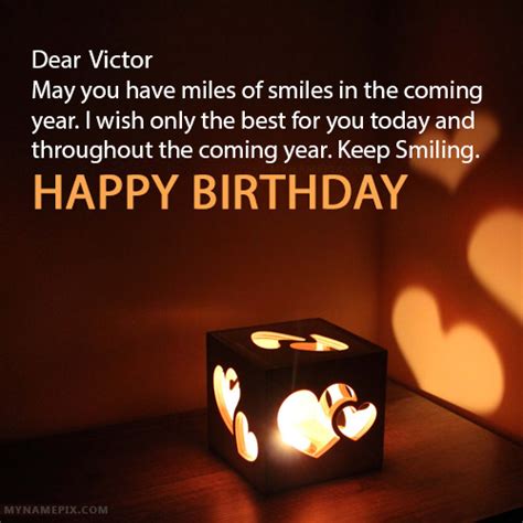 Happy Birthday Victor Cakes, Cards, Wishes