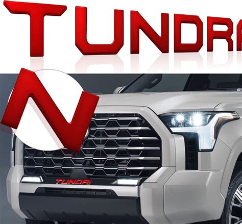 Buy Front Grill Inserts Letter Compatible For Tundra