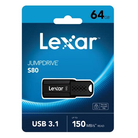 Pendrive Lexar Jumpdrive S80 64GB USB 3 1 3Gmarket Cl