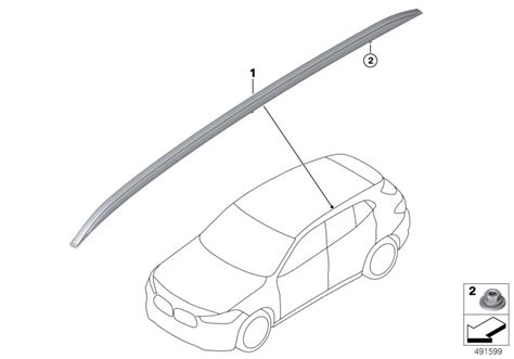 BMW Nachrüstung Dachreling X2 20i F39 HUBAUER Shop de