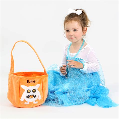 Personalized Kids Halloween Bags