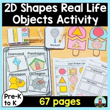 2D Shapes Real Life Objects Activity Bundle By The Joy In Teaching