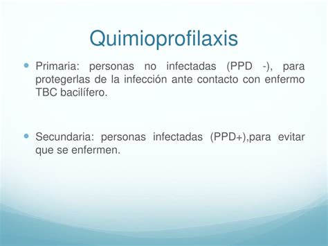 Ppt Tuberculosis Ppd Y Quimioprofilaxis Powerpoint Presentation