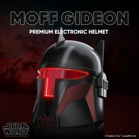 Star Wars The Black Series Moff Gideon Premium Electronic Roleplay