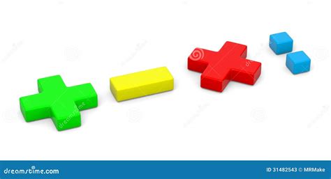 Math Operators Collection Stock Photos - Image: 31482543