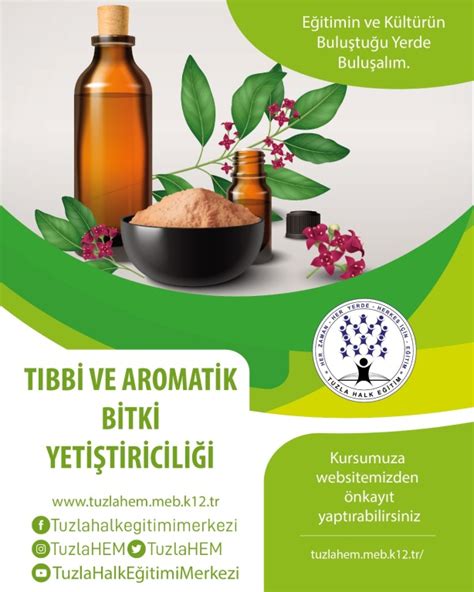 Tıbbi ve Aromatik Bitki Yetiştiriciliği Kursumuza Başvurularınızı WEB