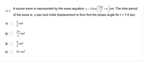 Equations For Sound Waves