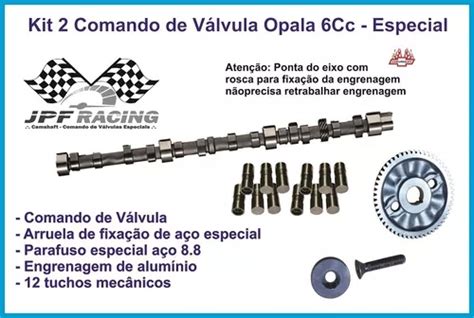 Comando Valvula Esportivo Opala Cc S Tucho Eng Fx Frete Gr Tis