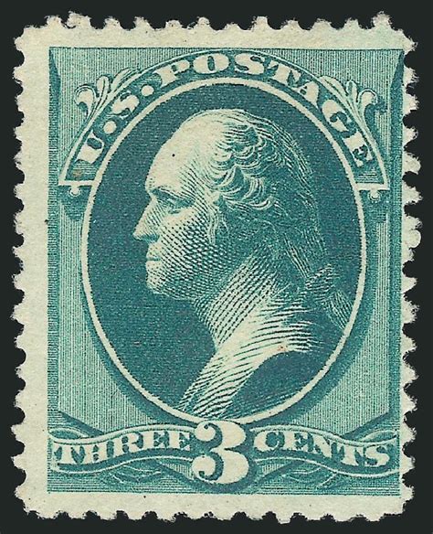 US Stamp Values Scott #194: 3c 1880 Washington Special Printing