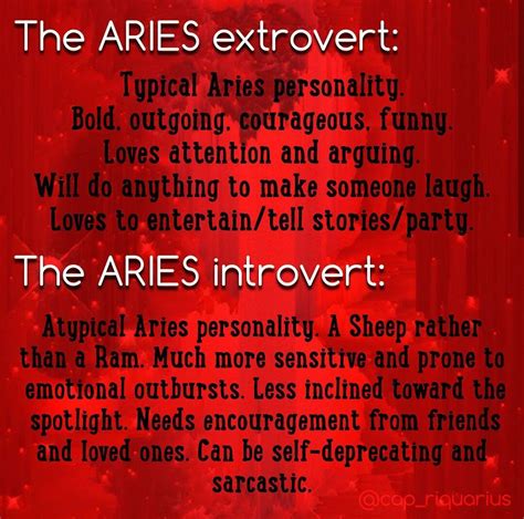 Aries Personality