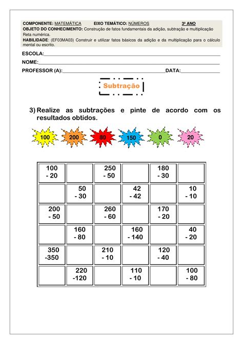 Atividades Matem Tica Ao Ano Bncc S Escola