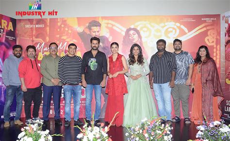 Macherla Niyojakavargam Ra Ra Reddy Song Launch Nithiin Krithi Shetty