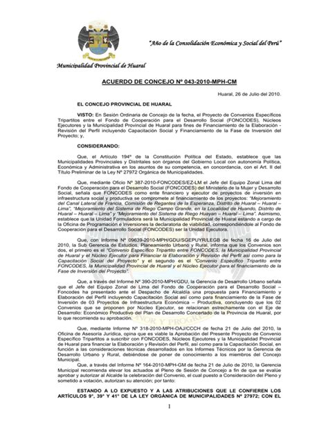 Año de la Consolidación Económica y Social del Perú