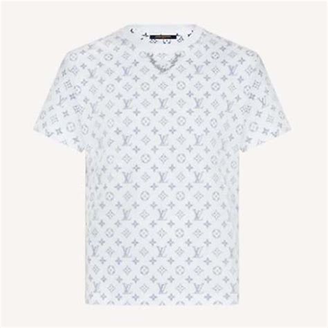 Louis Vuitton Men Lv Escale Printed T Shirt Monogram Cotton White