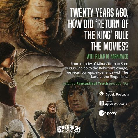 Lorehaven Podcast Episode 192 Twenty Years Ago How Did Return Of