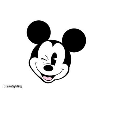 Mickey Mouse Head SVG, Mouse SVG, Cut File - Digital Downloa - Inspire ...