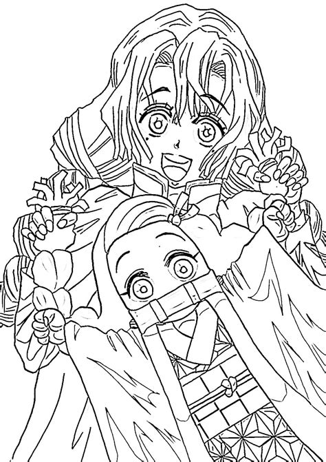 28 Mitsuri Kanroji Coloring Pages Roxannemikaela