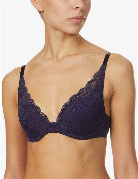 Passionata Brooklyn Stretch Woven Plunge Bra Shopstyle