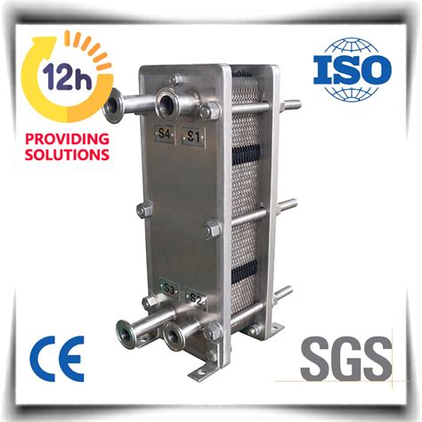 Industrial Stainless Steel Plate Type Heat Exchangers Condenser