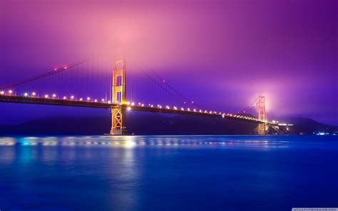 Wallpaper Lights Cityscape Night Reflection Skyline Evening