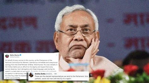 Watch Bihar Cm Nitish Kumar Apologizes After Outrage Over