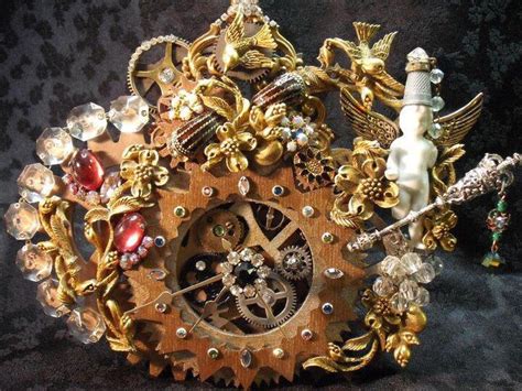 Steampunk Clock By Erin Keck EKCreations Etsy Steampunk Clock