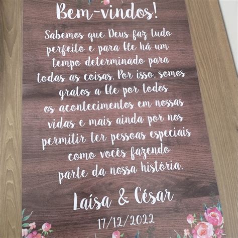 Placa para Recepção Personalizada Elo7 Produtos Especiais