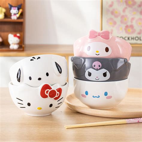 Sanrio Hello Kitty Bowl Kuromi Bowl 5 Inch | Shopee Malaysia