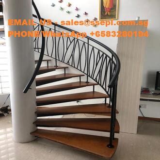 Designer spiral staircase - Singapore Specialized Engineering Pte ltd