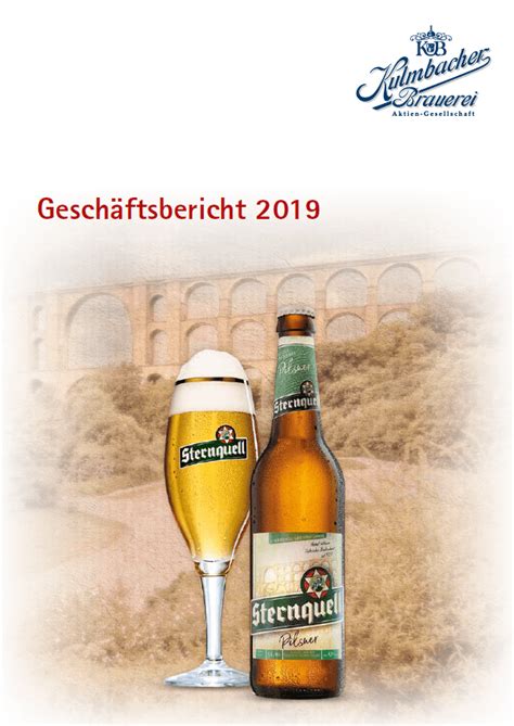 Finanzberichte Kulmbacher Brauerei Aktien Gesellschaft