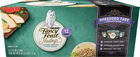 Amazon Purina Fancy Feast Wet Cat Food Variety Pack Medleys