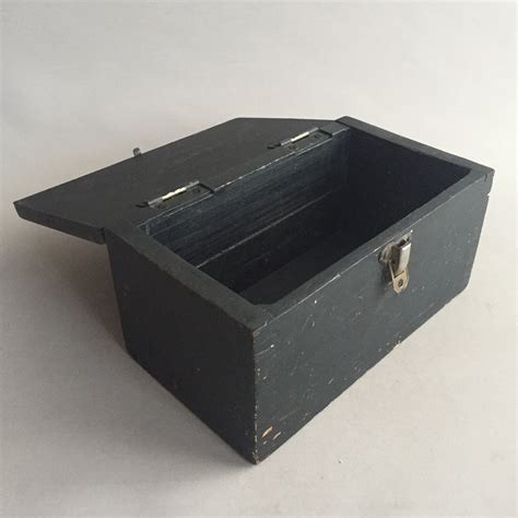 small black wooden box