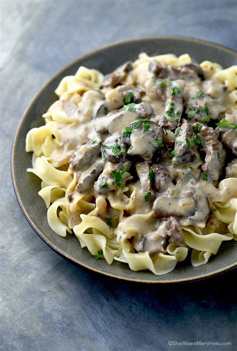 Beef Stroganoff With Sherry And Sour Cream Beef Poster