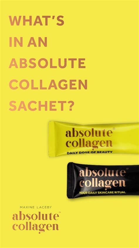 Find Out Whats In Absolute Collagens Award Winning Sachets Collagen Collagen Supplements