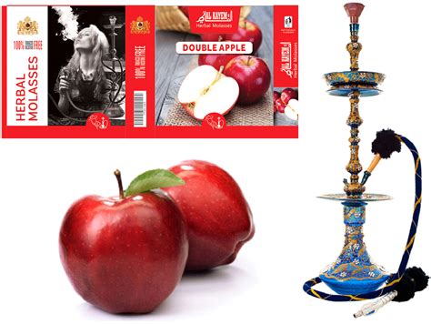 Buy Al Fakher Type Hukkah Double Apple Flavor Non Tobacco 6 Pkts