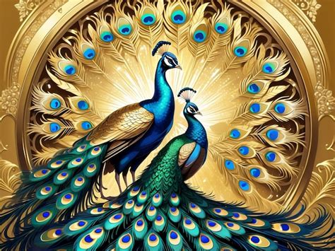 Premium AI Image | a peacock sitting on top of a tree peacock exquisite ...