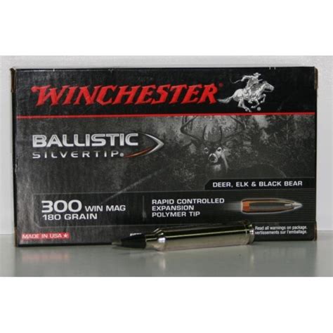 Munitions Winchester Ballistic Silvertip Gr Cal Win Mag X