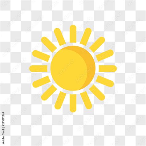 sun vector icon isolated on transparent background, sun logo design ...