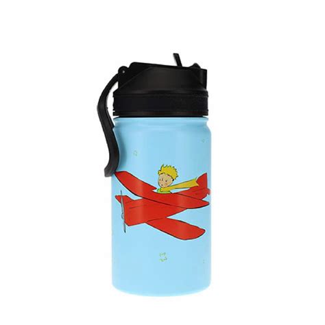 Gourde Avec Paille Avion Le Petit Prince Enfant Kiub Accessoires Mode